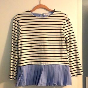 Endless rose striped peplum